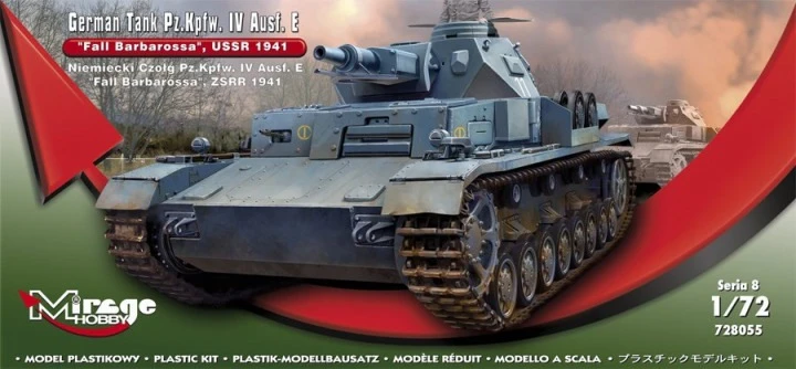 Mirage Hobby 1/72 German PzKfpfw. IV Ausf.E 728055
