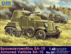UniModels 1/48 Russian BA-10 Armored Car No.501