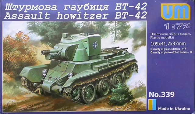 UniModels 1/72 Finnish BT-42 Assault Howitzer No.339