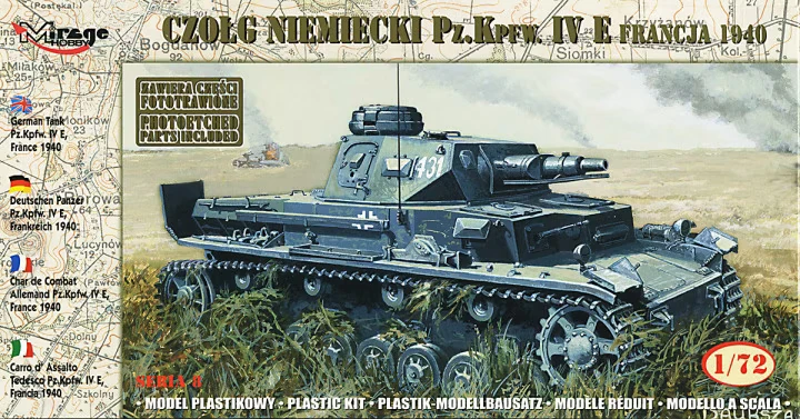 Mirage Hobby 1/72 German PzKpfw IVE 72863