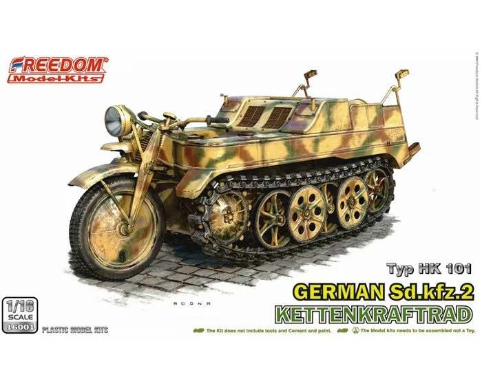 Freedom 1/16 German Sd.kfz.2 KettenkraftradTyp HK 101 16001