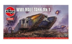 Airfix 1/76 British WWI Male Tank A01315V