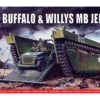 Airfix 1/76 US Buffalo & Willys MB Jeep A02302V
