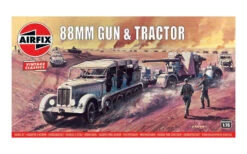 Airfix 1/76 German 88mm Gun & Tractor A02303V