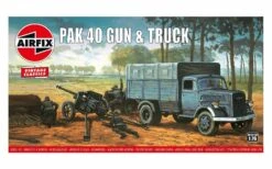 Airfix 1/76 German PAK 40 Gun & Truck A02315V