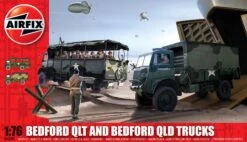 Airfix 1/76 British Bedford QLT And Bedford QLD Trucks A03306