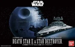 Bandai Star Wars 1/2700000 Scale Death Star II & Star Destroyer 5063852
