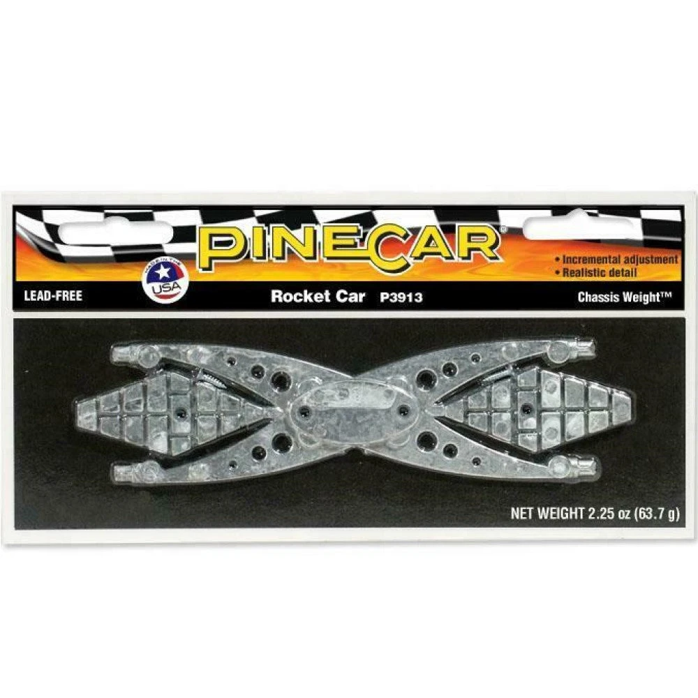 Pinecar P3913 Rocket Car Lead Free 2.25oz Weight