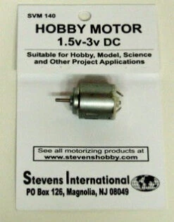 Stevens SVM-140 Hobby Motor 1.5v/3v DC 8100/1450 Rpm