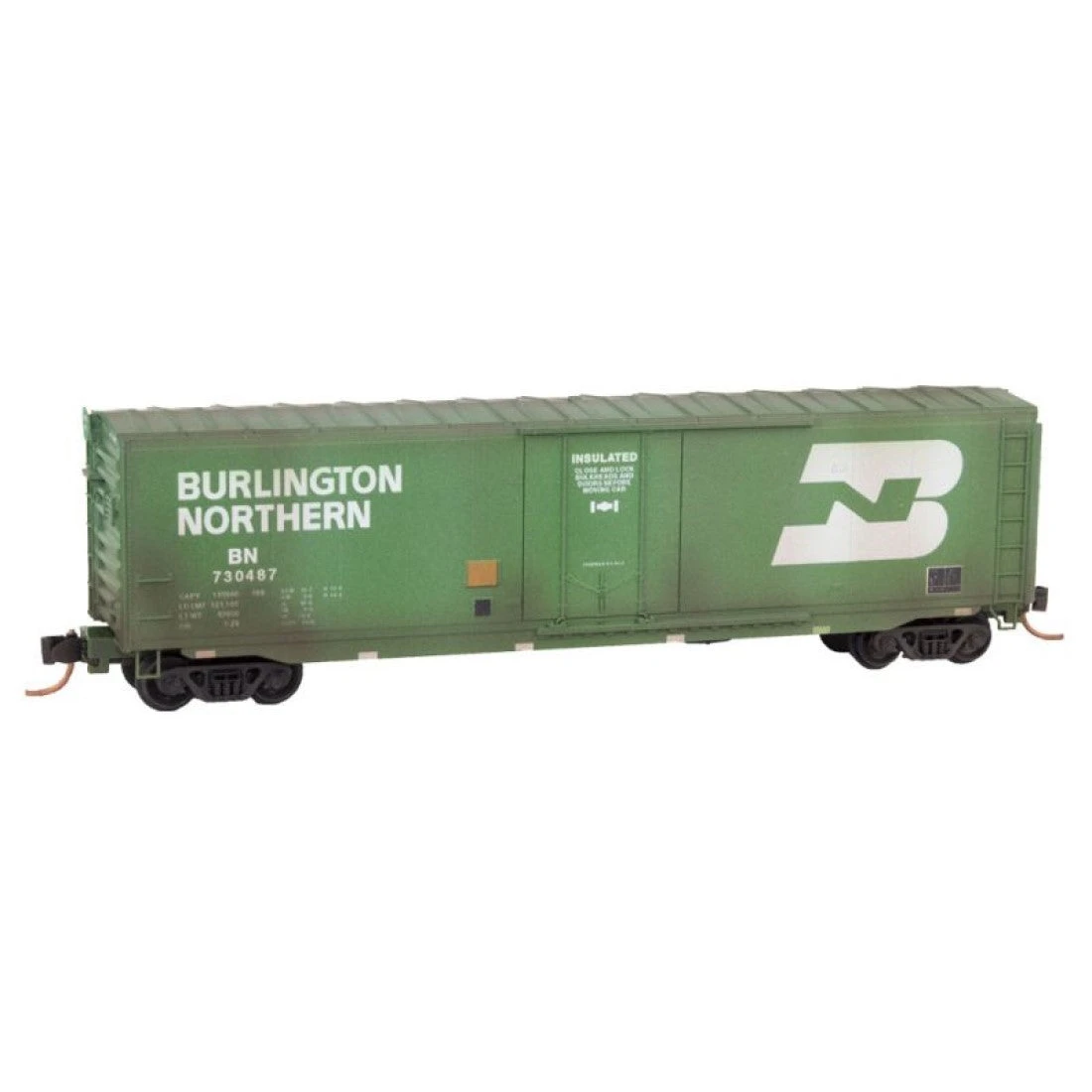 Micro-Trains MTL N Burlington Northern Weathered 50' Box Car Christmas 03844200 BSB-26 - Image 2