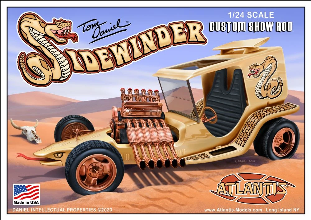 Atlantis 1/24 Tom Daniel Sidewinder Custom Show Rod (formerly Monogram) 2210 COMING SOON