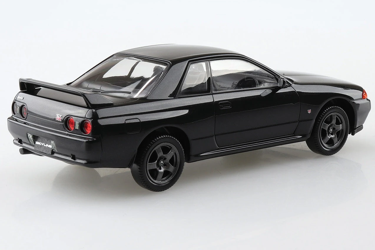 Aoshima Snap Kit 1/32 Nissan Skyline GT-R R32 Black Pearl Metallic 06355 - Image 3