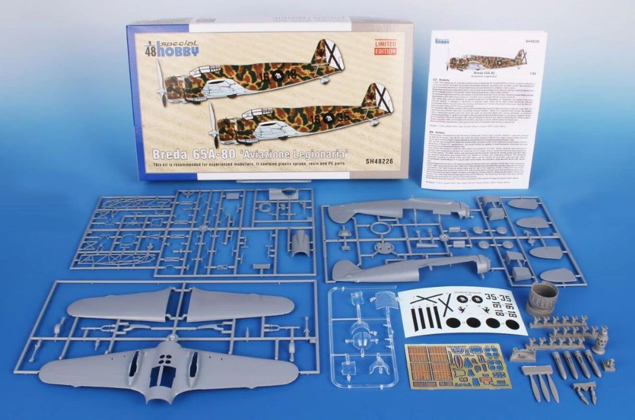 Special Hobby 1/48 Italian Breda 65A-80 'Aviazione Legionaria' SH48226 - Image 2