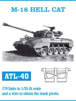 Friulmodel 1/35 US M-18 Hellcat Individual Metal Track Links ATL-40