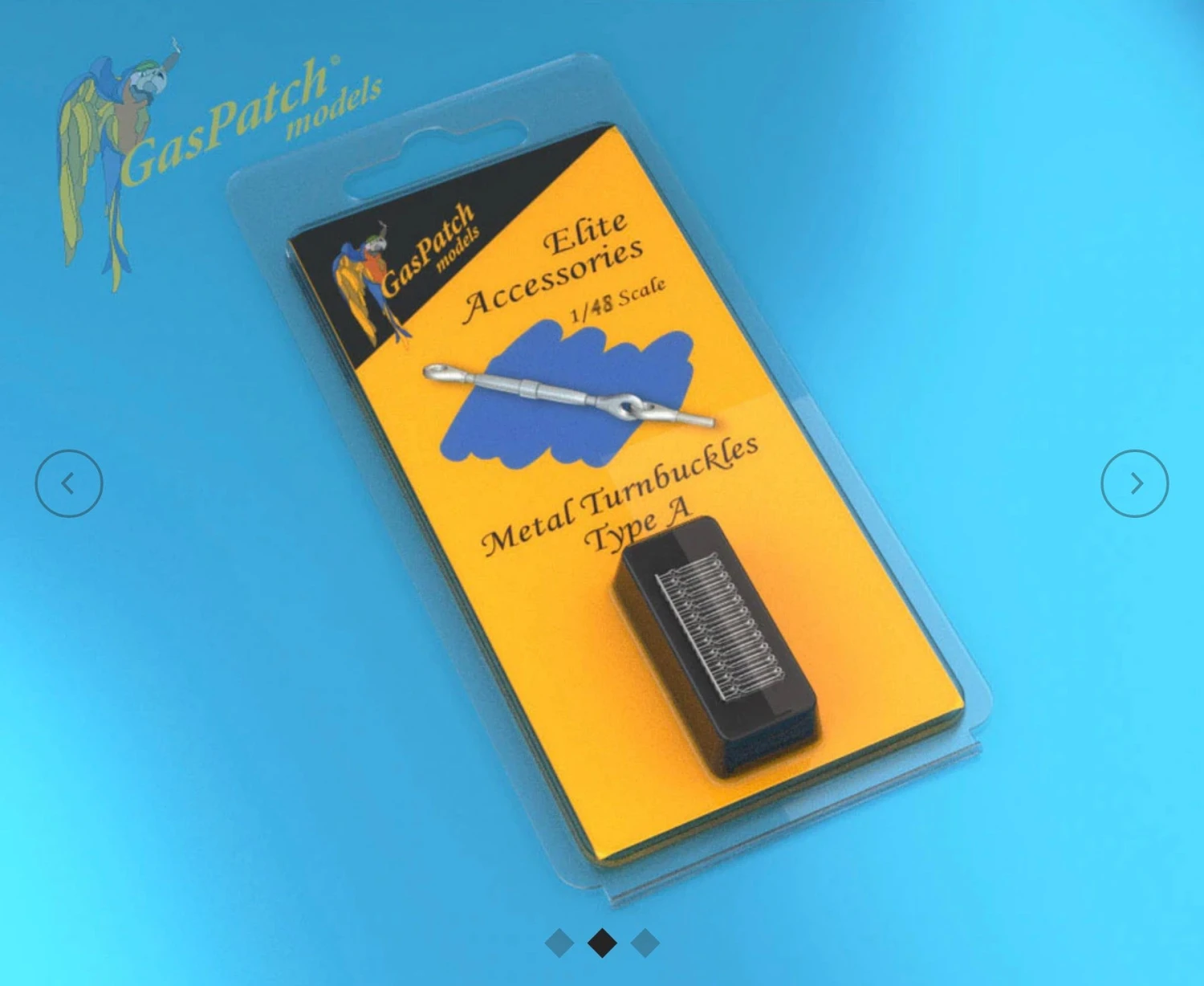 Gaspatch 1/32 Metal Turnbuckles One End 13-32014 - Image 2