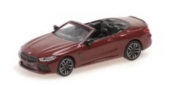 Minichamps 1/87 HO BMW M8 CABRIOLET โ 2019 โ RED METALLIC 870029034COMING SOON