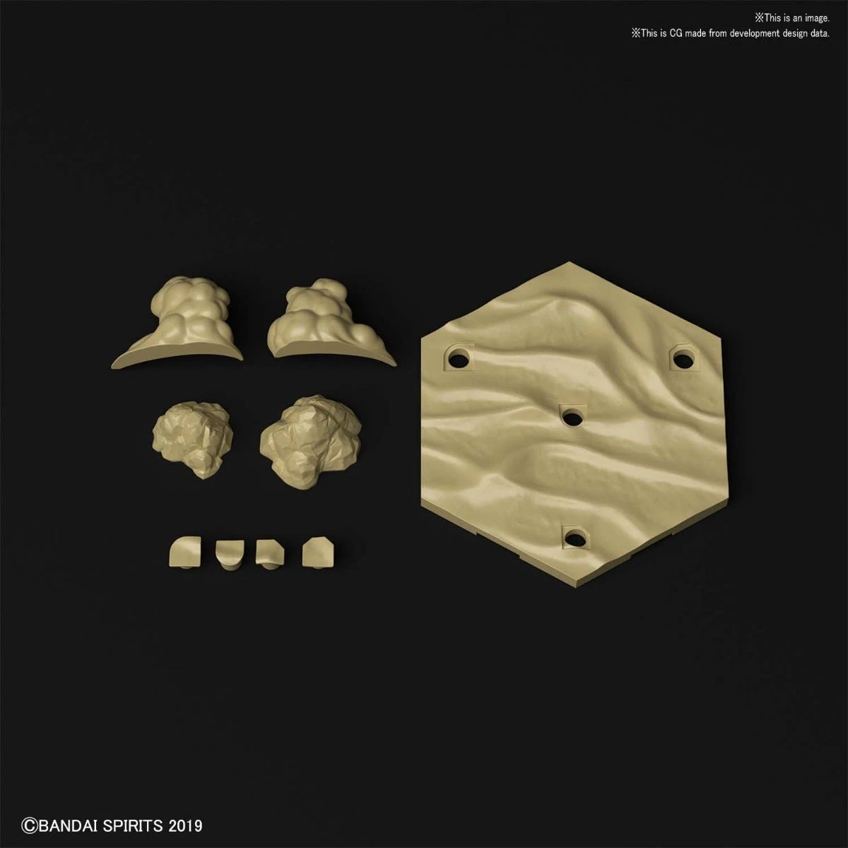 Bandai 1/144 30MM Customize Scene Base (Desert Ver.) #02 2516443 - Image 3