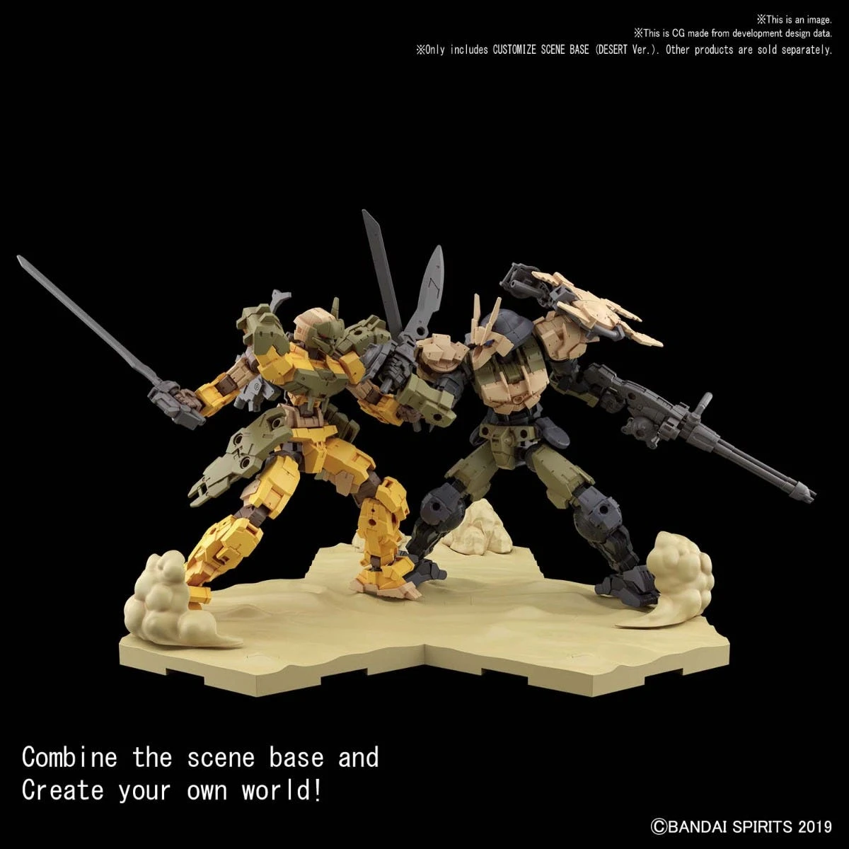 Bandai 1/144 30MM Customize Scene Base (Desert Ver.) #02 2516443