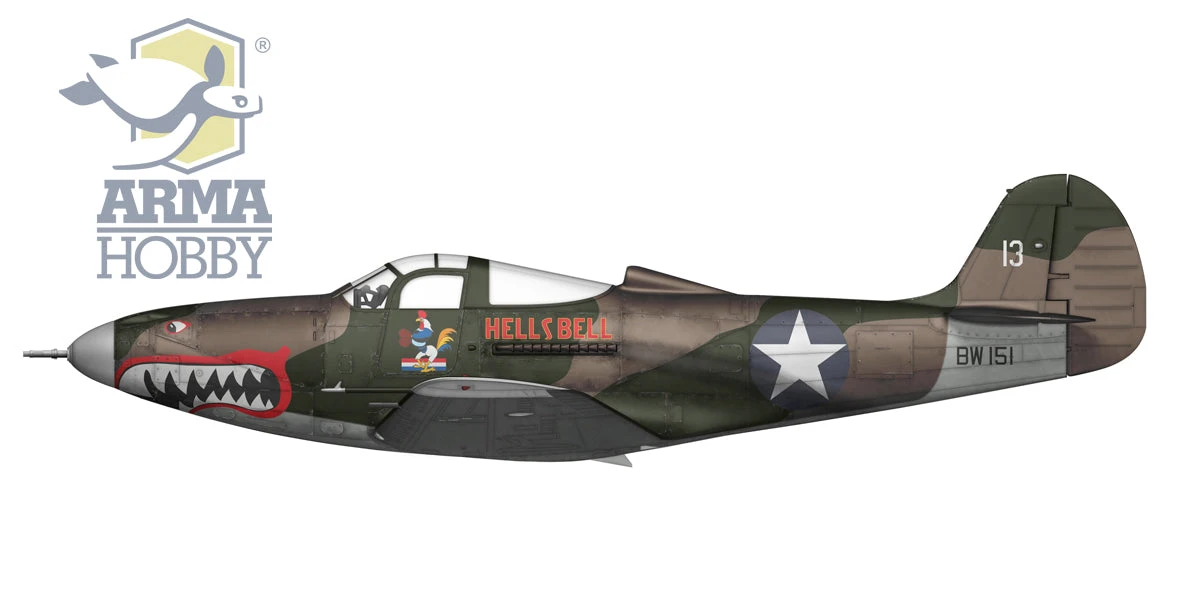 Arma Hobby 1/72 US F4F-4 Wildcat & P-39D Airacobra Over Guadalcanal 70049 - Image 2