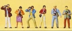 Preiser 1/87 HO Photographers Figure Set 10089