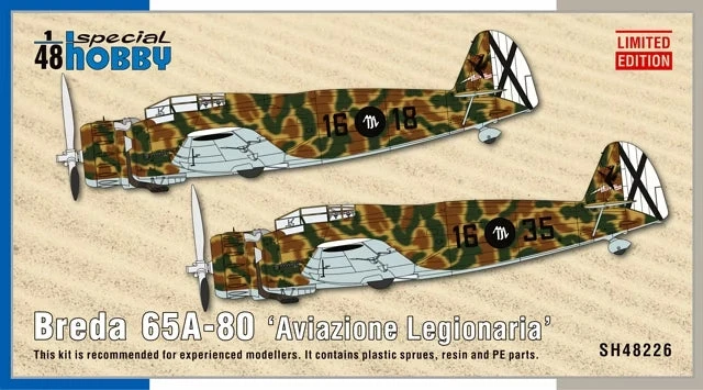 Special Hobby 1/48 Italian Breda 65A-80 'Aviazione Legionaria' SH48226