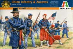 Italeri 1/72 Civil War Union Infantry And Zouaves 6012
