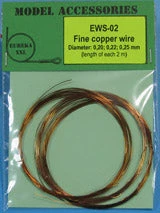 Eureka XXL 1/35 Fine Copper Wire 0.20,0.22,0.25 Mm X 2m For AFV Kits EWS-02
