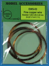 Eureka XXL 1/35 Fine Copper Wire 0.28,0.30,0.32 Mm X 2m For AFV Kits EWS-03
