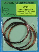 Eureka XXL 1/35 Fine Copper Wire 0.35,0.38,0.40 Mm X 2m For AFV Kits EWS-04