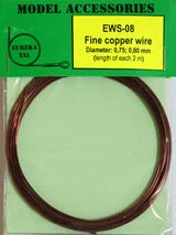 Eureka XXL 1/35 Fine Copper Wire 0.75,0.80 Mm X 2m For AFV Kits EWS-08