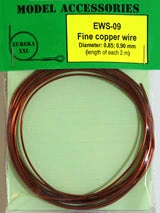 Eureka XXL 1/35 Fine Copper Wire 0.85,0.90 Mm X 2m For AFV Kits EWS-09