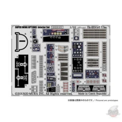 Zoukei-Mura 1/32 German He-219 Uhu Interior Photoetch Detail Set SWS06-M06