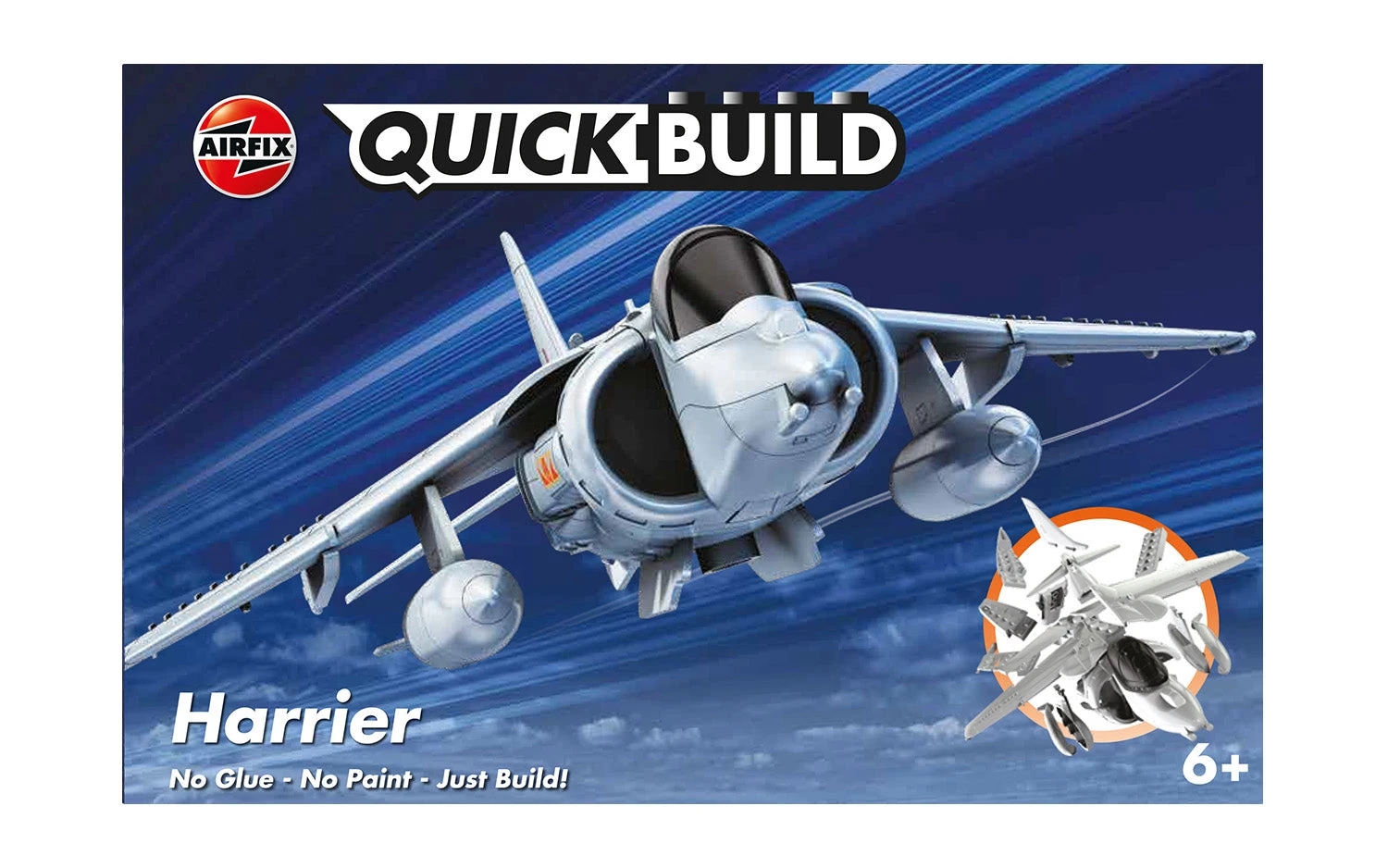 Airfix QuickBuild Snap Harrier J6009