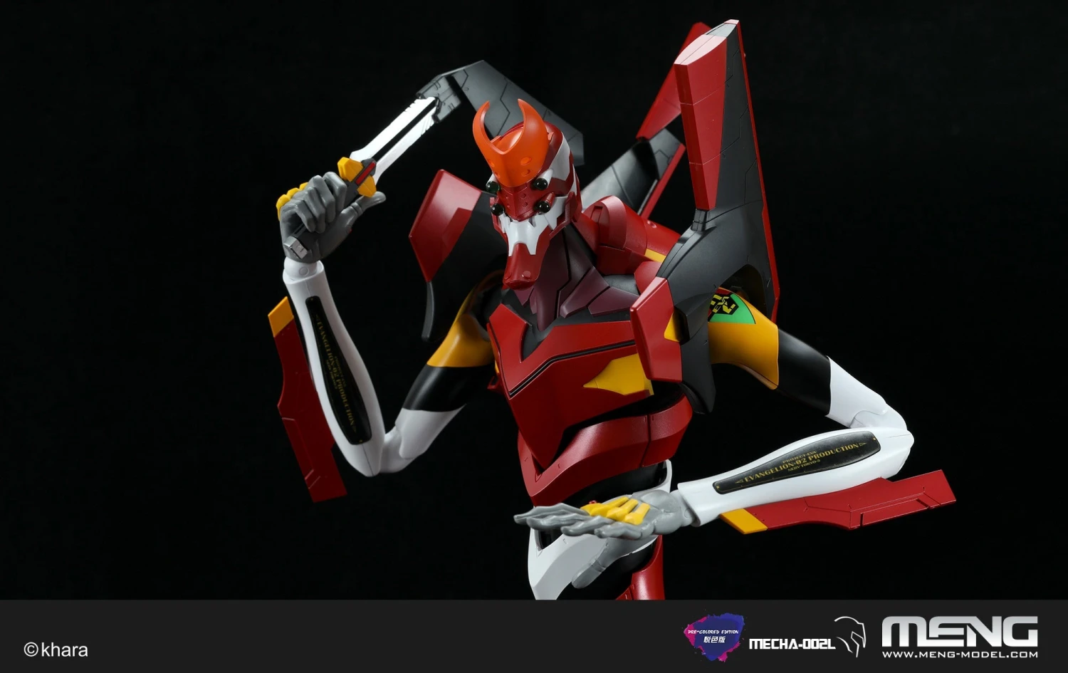 Bandai Meng Evangelion Production Model-02 (Pre-Colored Edition) Mecha-002L - Image 9