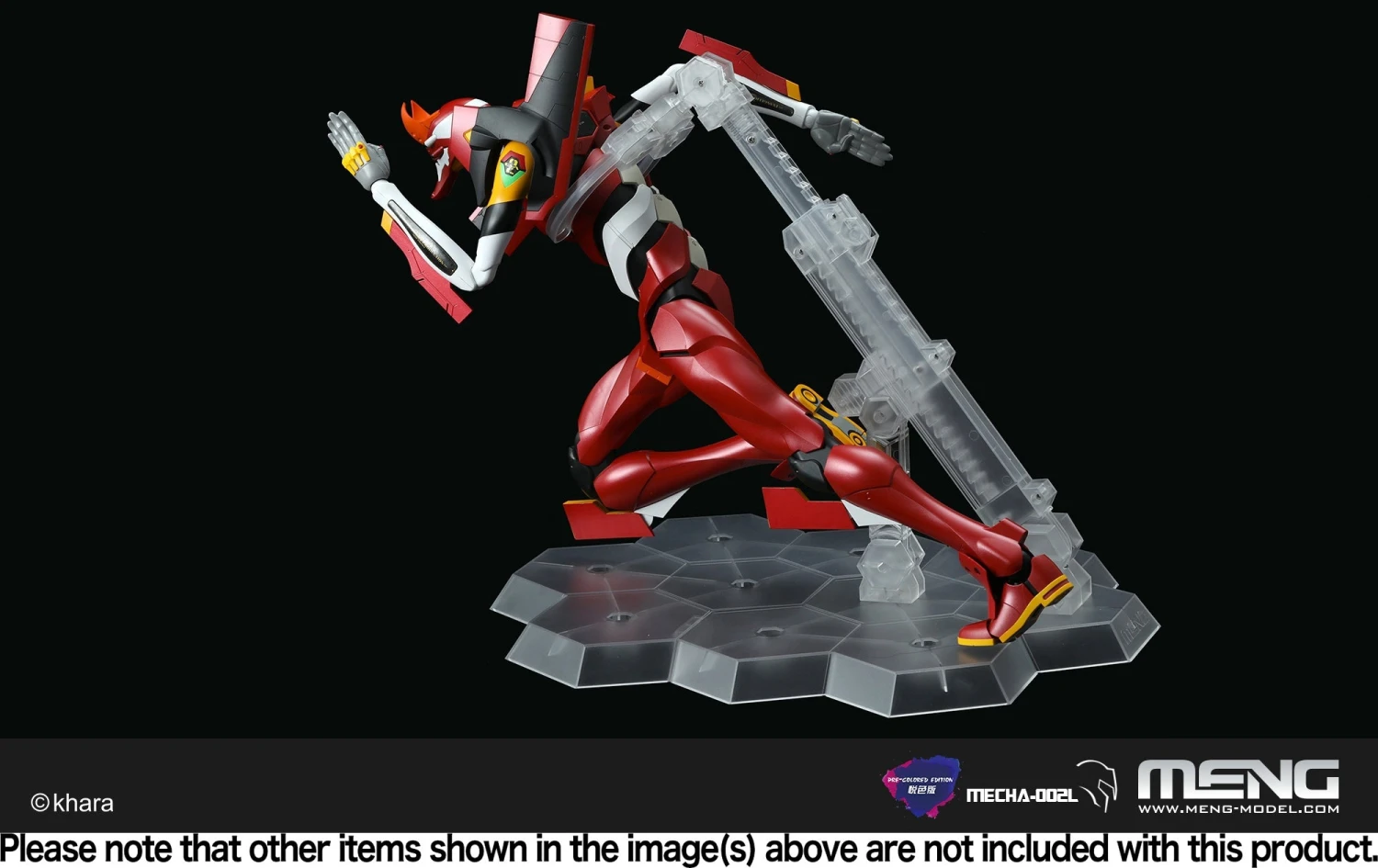 Bandai Meng Evangelion Production Model-02 (Pre-Colored Edition) Mecha-002L - Image 17