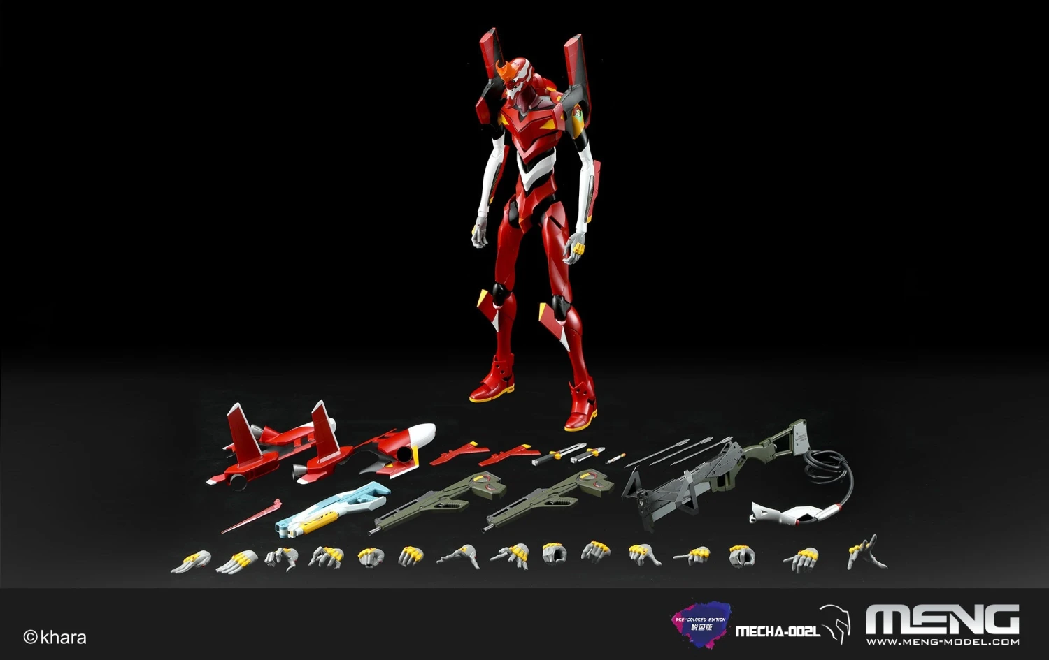 Bandai Meng Evangelion Production Model-02 (Pre-Colored Edition) Mecha-002L - Image 3