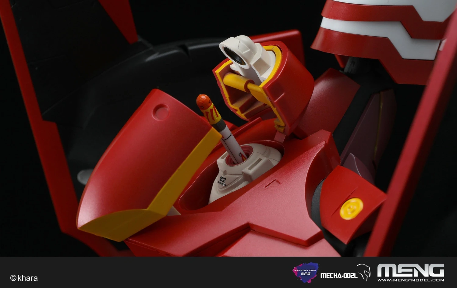 Bandai Meng Evangelion Production Model-02 (Pre-Colored Edition) Mecha-002L - Image 5