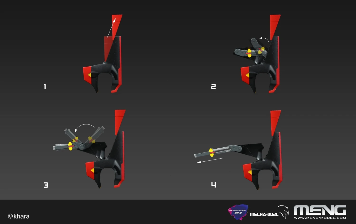 Bandai Meng Evangelion Production Model-02 (Pre-Colored Edition) Mecha-002L - Image 7