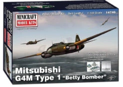 Minicraft 1/144 Japanese Mitsubishi GM4 Type 1 Betty Bomber 14746