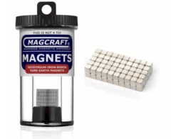 Magcraft 570 - 100 Cube Magnets 0.125"