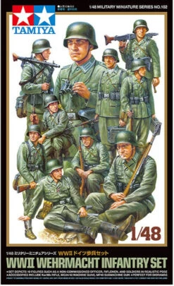 Tamiya 1/48 German Wehrmacht Infantry Set 32602