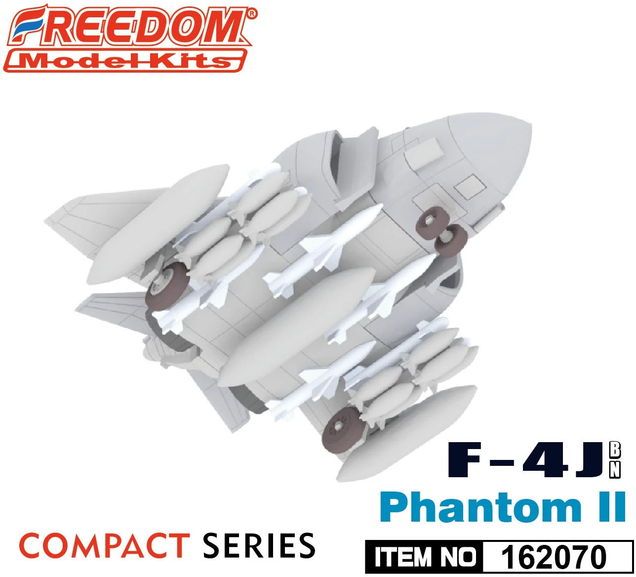 Freedom Compact Series USF-4J Phantom II US Navy VF-84 Jolly Rogers 162070 - Image 7