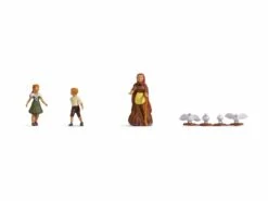 Noch 1/87 HO "Hansel And Gretel W/Witch " Figure Set (4) 15804 SALE