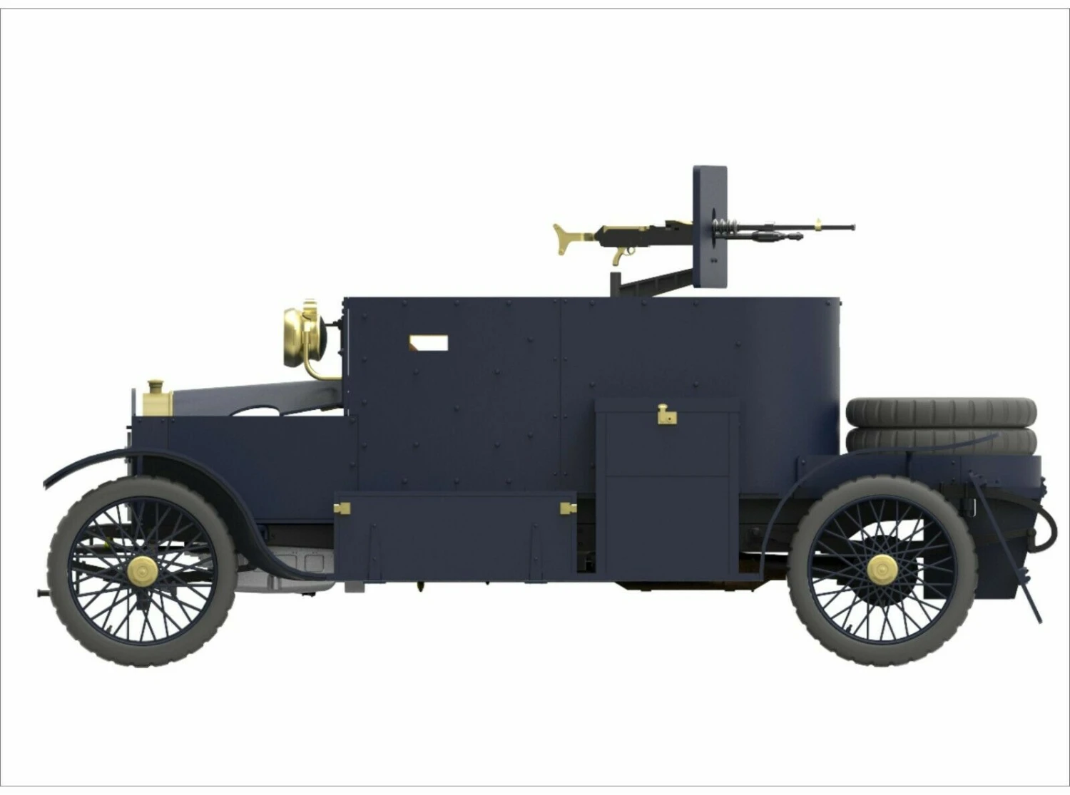 Copperstate Models 1/35 Belgian Minerva Armoured Car 35004 - Image 8