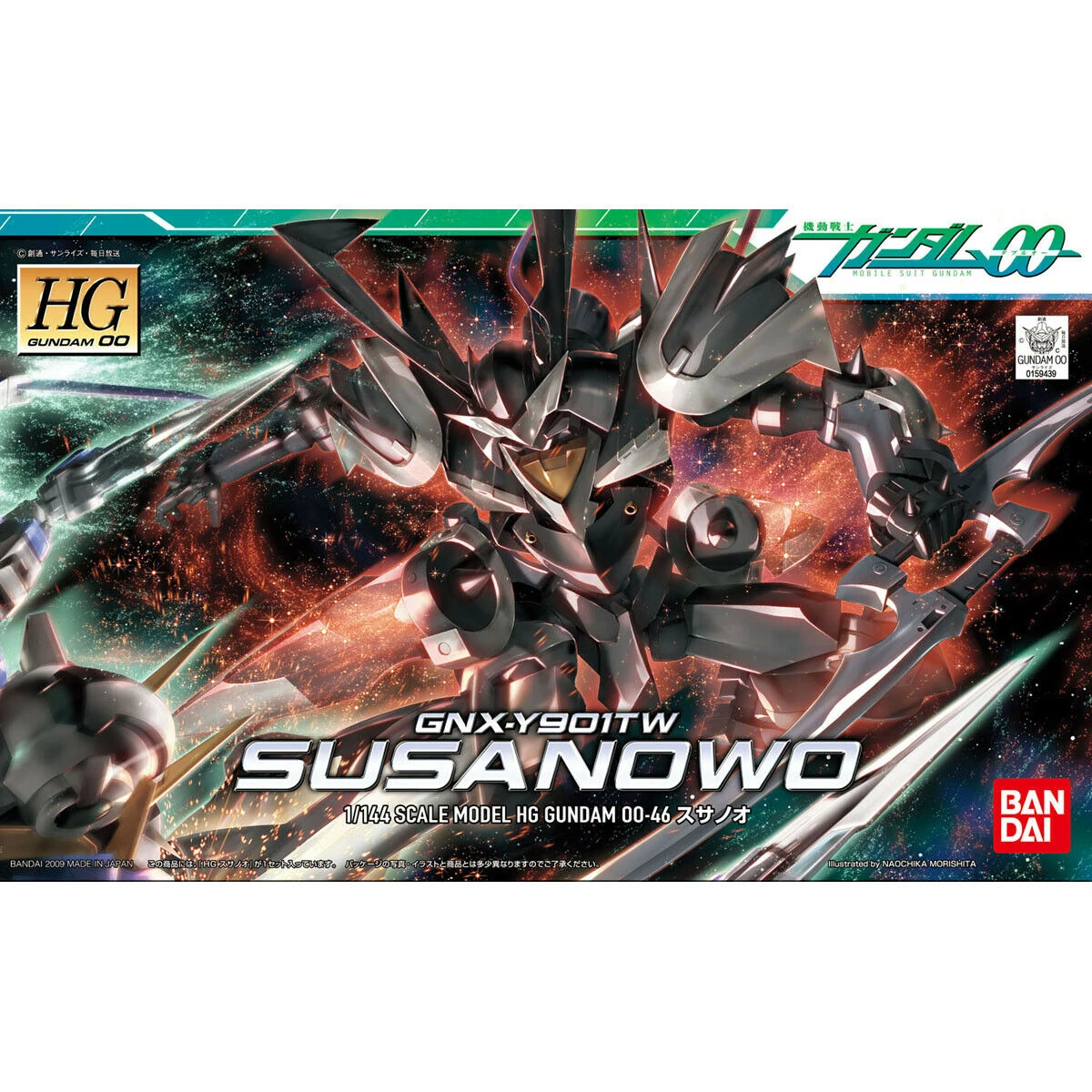 Bandai 1/144 Gundam #46 00 Gundam Susanowo 5060650