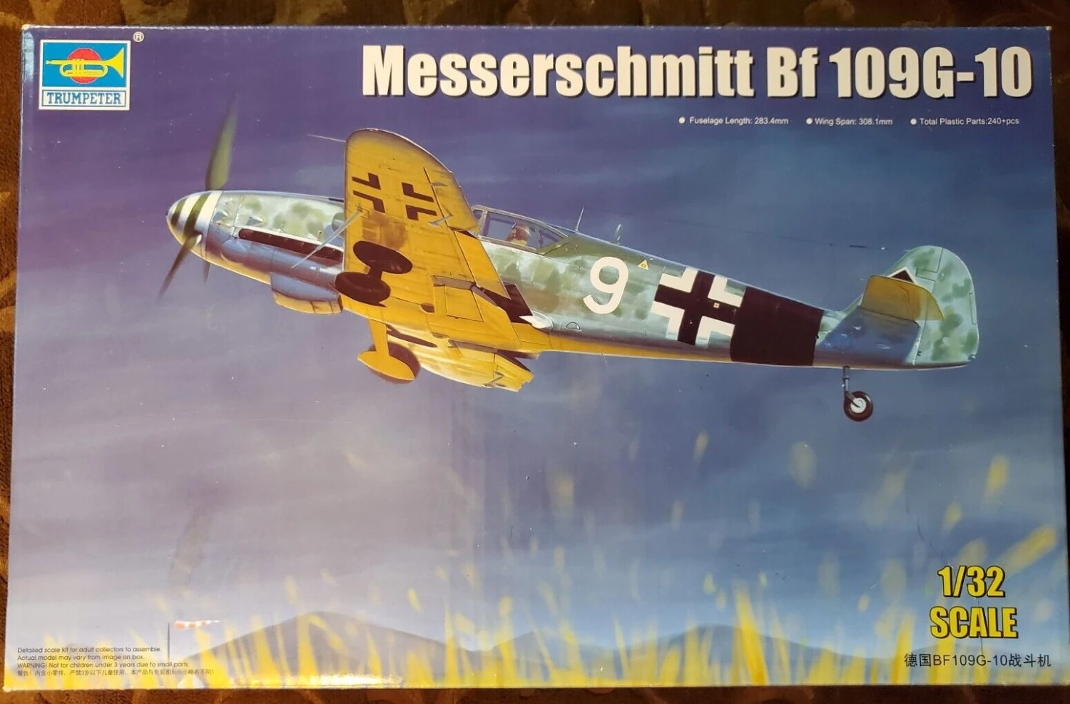 Trumpeter 1/32 German Messerschmitt Bf109-G10 02298