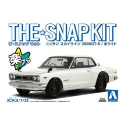 Aoshima Snap Kit 1/32 Nissan Skyline 2000 GT-R White 058831