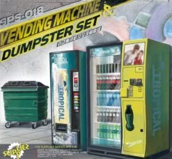 Meng 1/35 Vending Machine And Dustbin Set SPS-018
