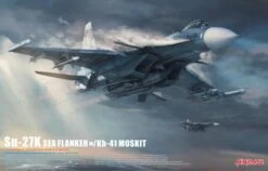 Minibase 1/48 Russian Su-27K Sea Flanker W/ Kh041 Moskit (P-270) 8002