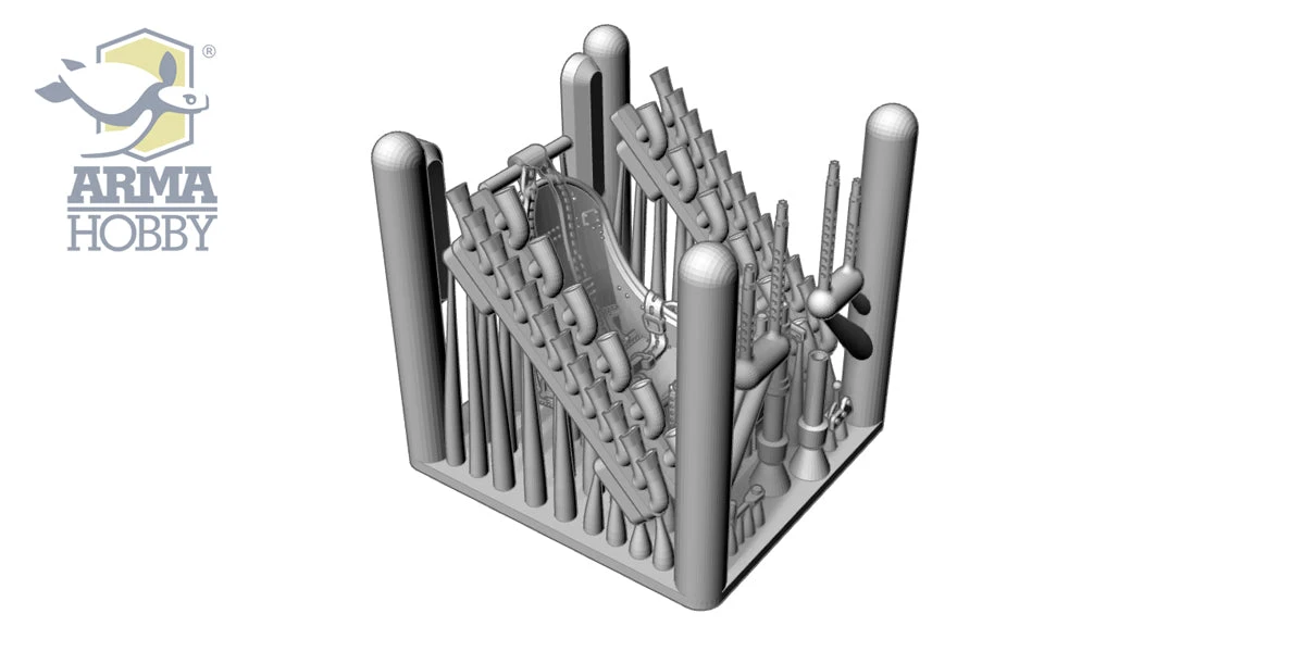 Arma Hobby 1/72 US F4F-4 Wildcat & P-39D Airacobra Over Guadalcanal 70049 - Image 11